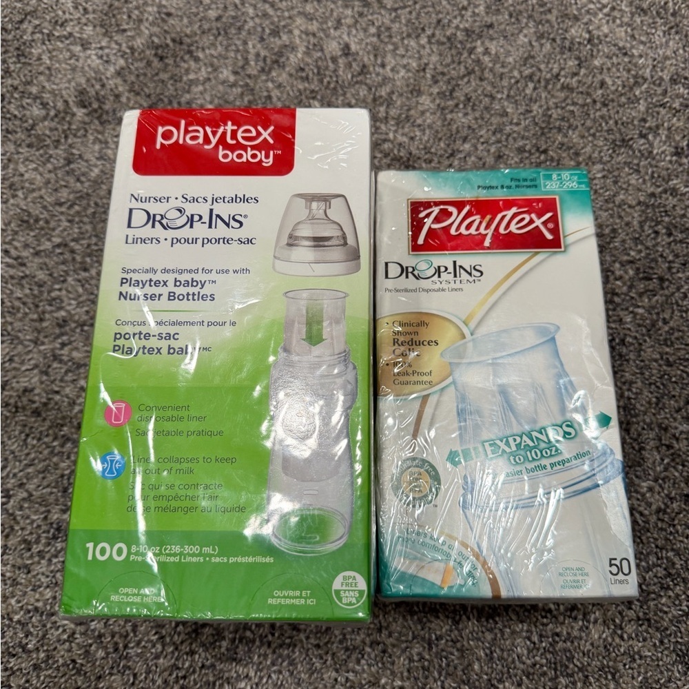 Playtex Baby Drop-Ins Liners 150 count brand new